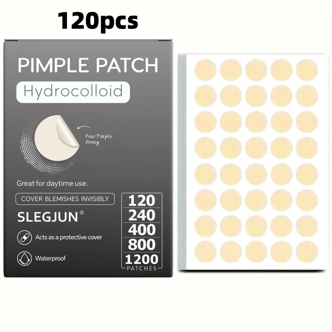 

120 штук патчей от прыщей на лице, пластырей для консилера, патчей от прыщей, ультратонкий невидимый дышащий гидрогель