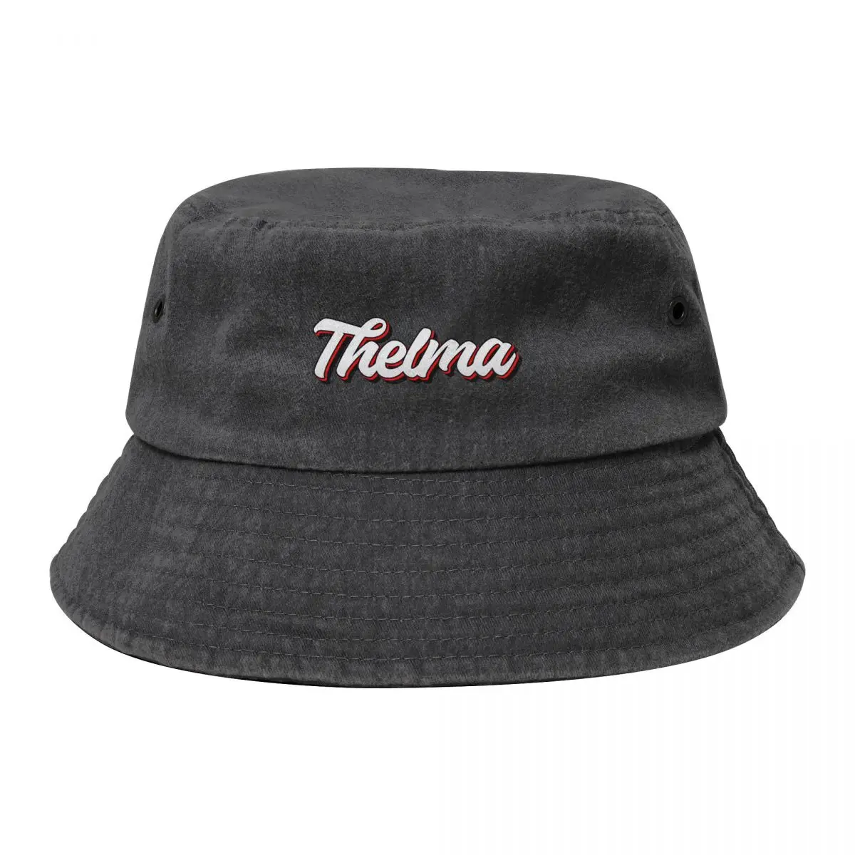 

Retro Thelma Name Label (Black) Bucket Hat Winter hat Hat men fishing caps man Women's 2025 Men's