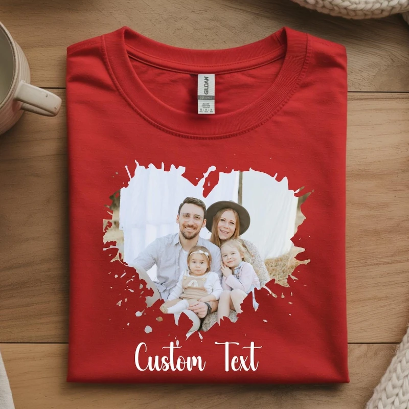 Kids Birthday Custom Shirt Custom Photo  Family T Shirt Friends Shirts Couple Shirt, Gift for Her, Birthday Gift Short T-shirt