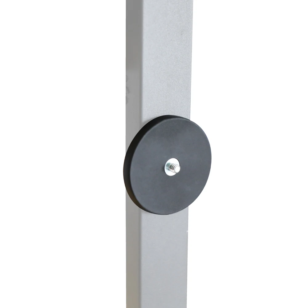 HDRIG 1 pieza D65mm Base magnética con tornillo de 1/4 "y soporte cubierto de goma montaje magnético para cámara SLR herramientas de iluminación LED