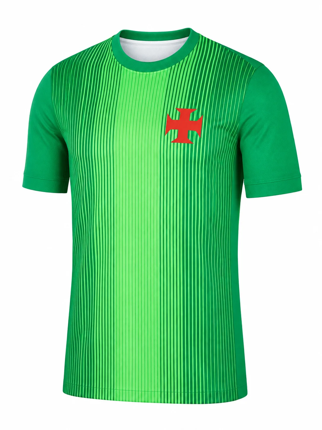 Vasco da Gama 26-27 Heim-Fußballtrikot Schwarz-Weiß mit Schärpe Herren Rundhals Kurzarm Fußballtraining – Detail 4