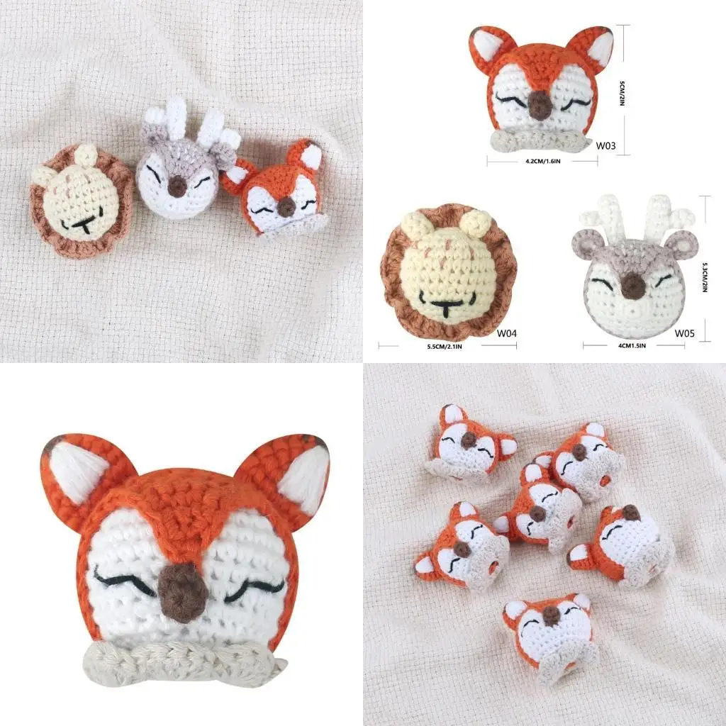 

97BE Crochet Bead Pacifier Clip Accessories Teether Toy Baby Teething Gift Chew Toy