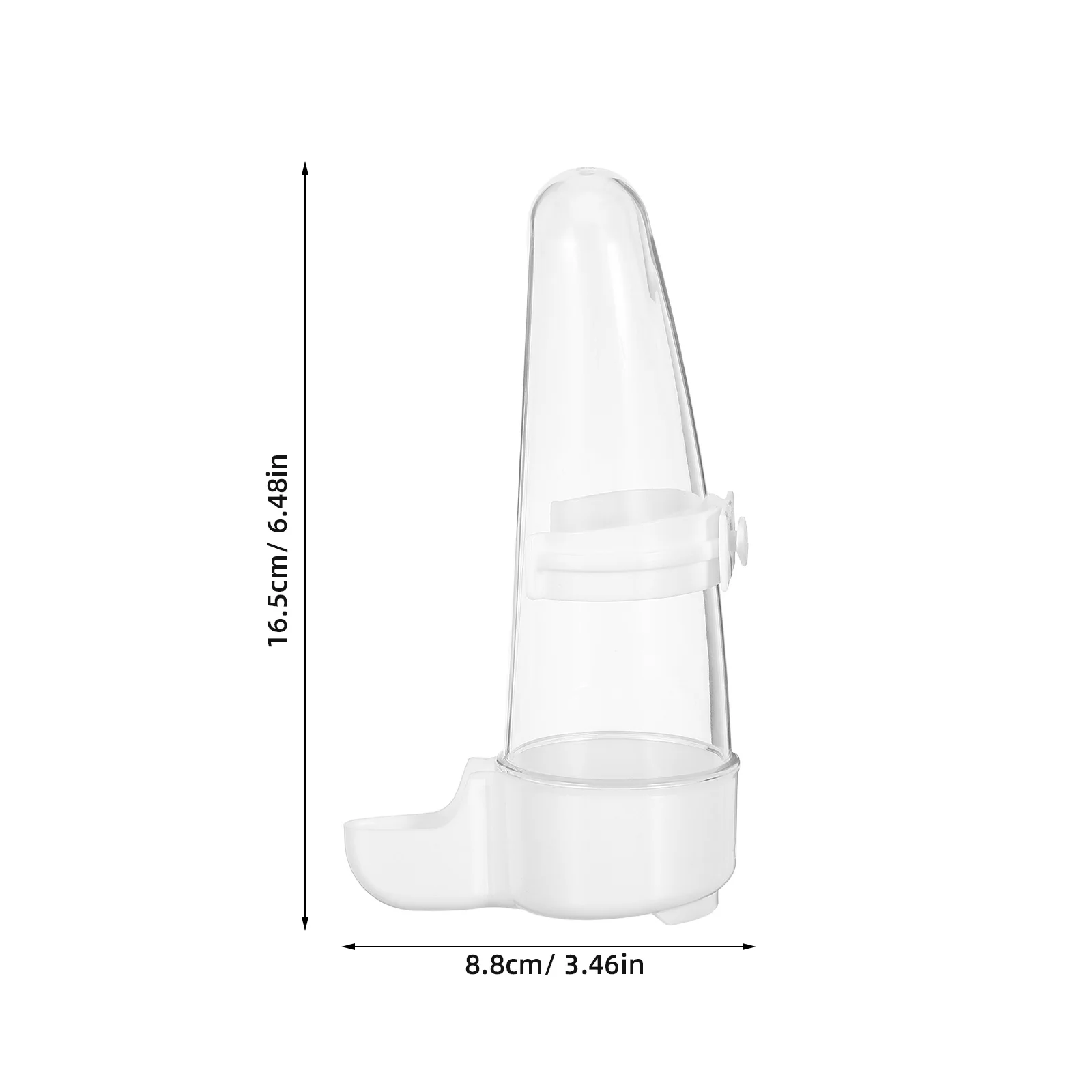 2pcs Automatic Bird Waterer Feeder For Parrots Chickens Pigeons Outdoor Cage Rainproof Plastic Water Dispenser For Birds