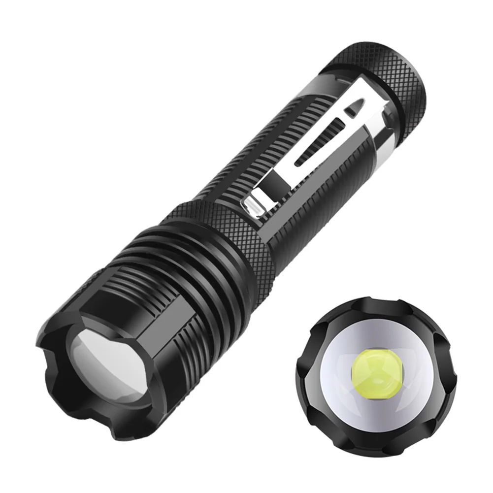 LED Flashlight Outdoor Hiking Camping Portable LED Flashlight Battery Camping Outdoor Camping Searchlight