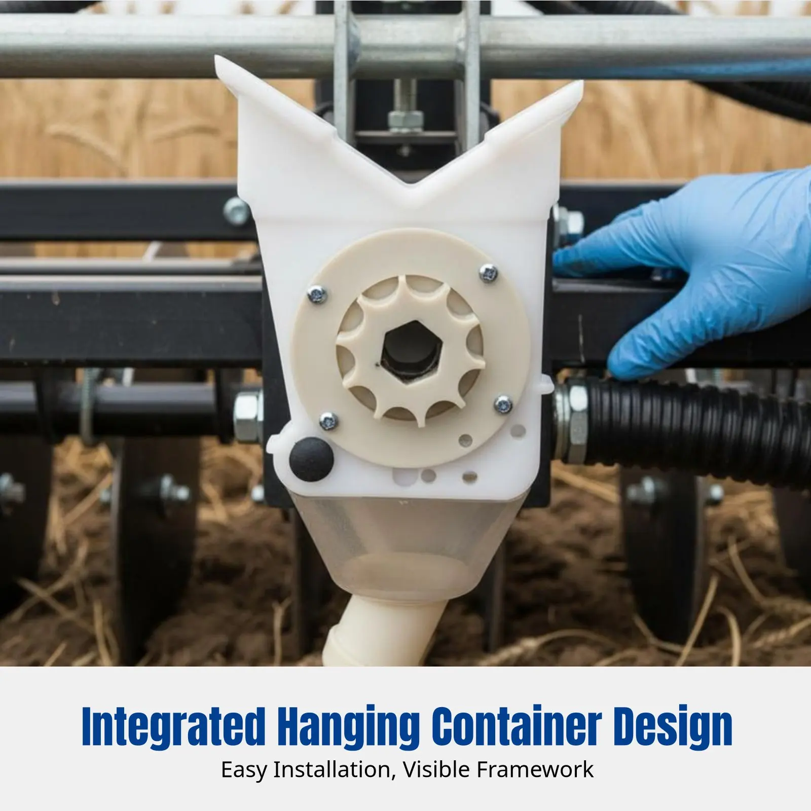 

Seeder Box, Seeder Machine Part, Flat Bottom, V Bottom, Hexagonal Shaft, Round Shaft, Sowing Device