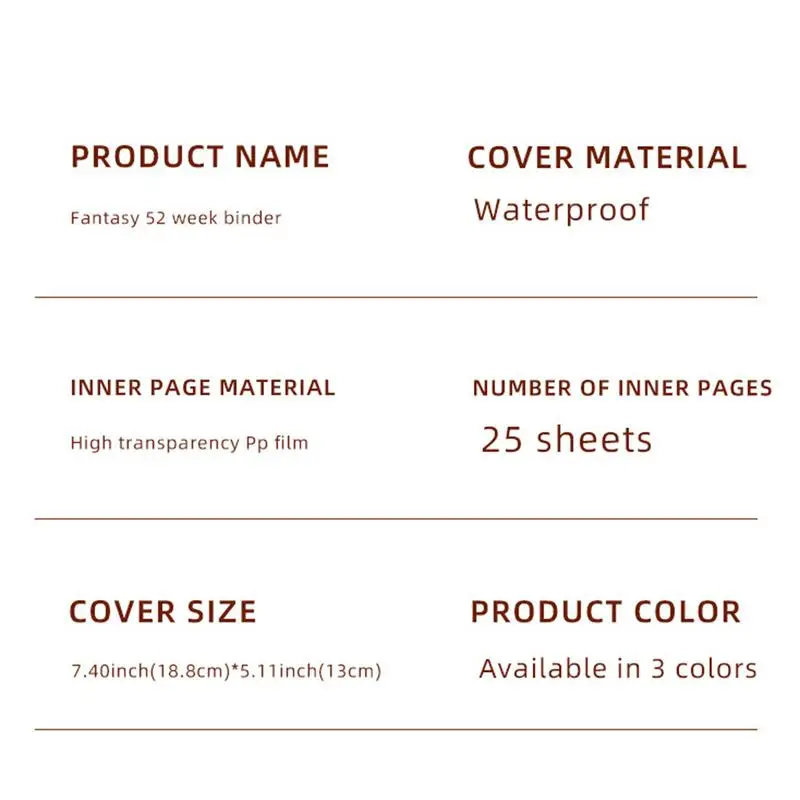 เครื่องช่วยประหยัดเงินสมุดโน้ตสุดท้าทายสมุดประหยัดเงิน52สัปดาห์แบบยืดหยุ่น