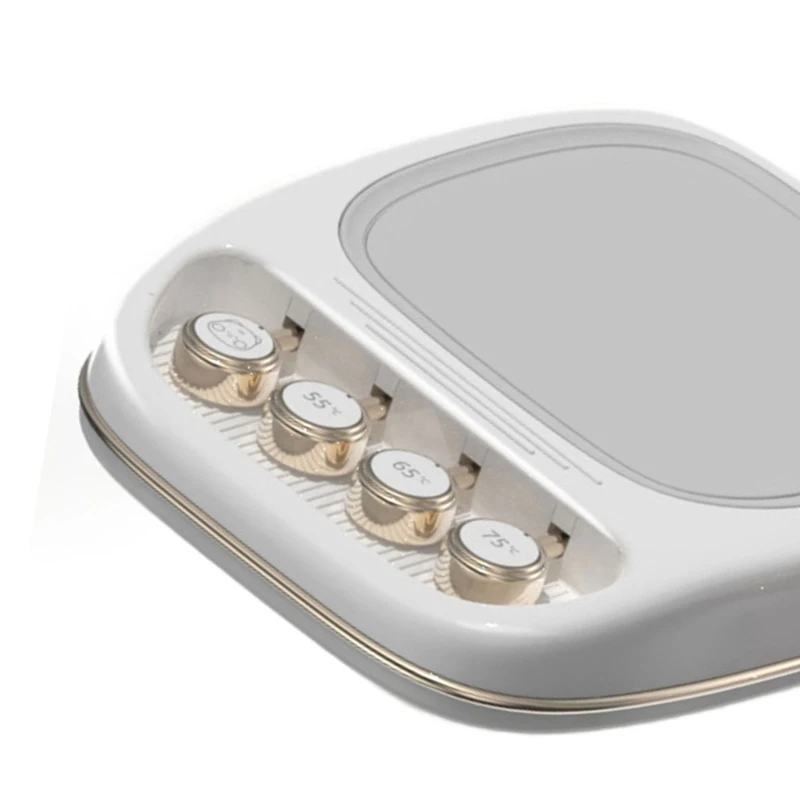 โต๊ะกาแฟเครื่องทำความร้อน 3 อุณหภูมิควบคุมเครื่องทำความร้อนกันน้ำอุปกรณ์สำนักงานอุปกรณ์เสริมสำหรับเย็นสภาพอากาศ Hot Drop