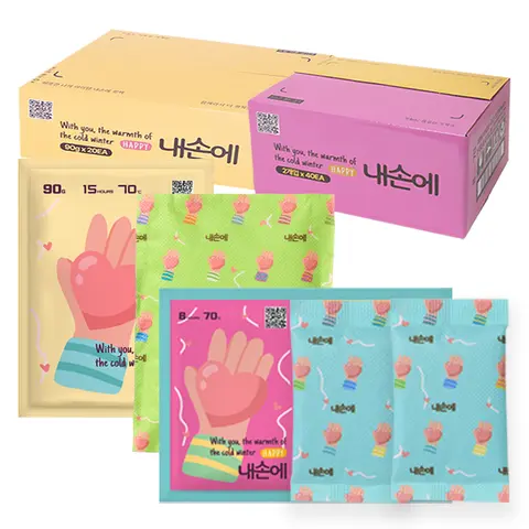 내손에 중형 90g (20개입) + 내손에 미니 핫팩 25g x 2개 (40개입)