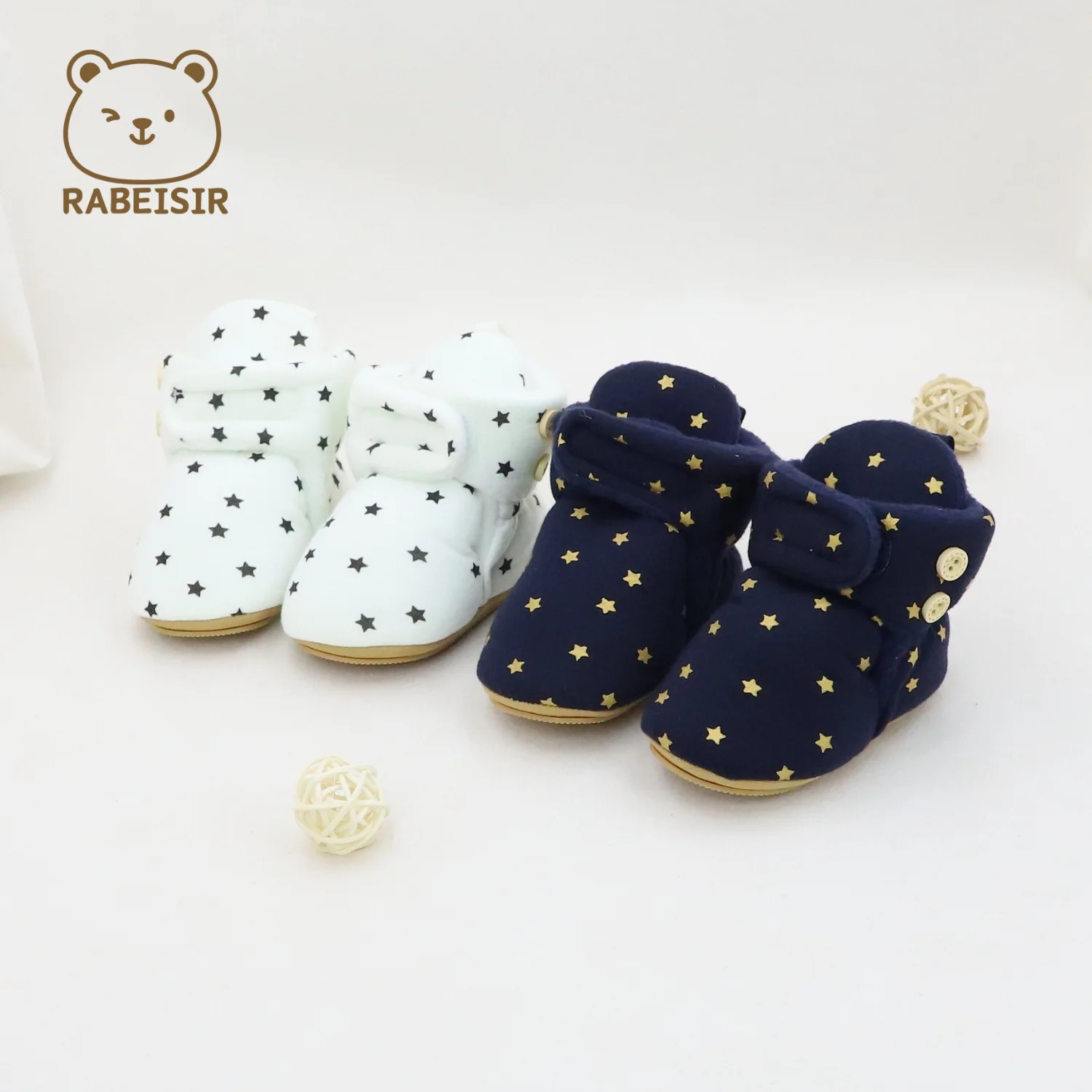 

Autumn and winter baby boots, baby walking shoes, anti slip, breathable, soft and comfortable, 0-6-12-18 months baby floor shoes