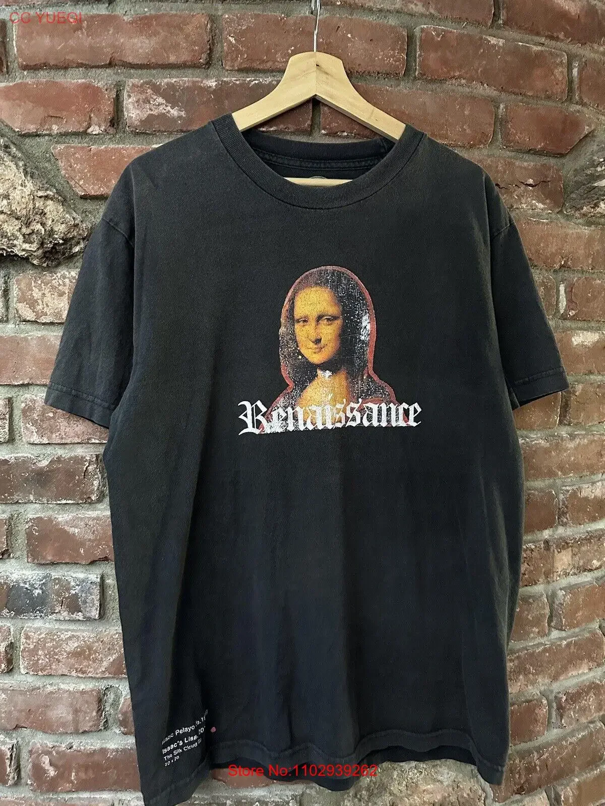 Футболка Tribal Gear в стиле Ренессанс Мона Лиза, размер L, Исаак Пелаayo, 2019, винтажный стираный мягкий топ для повседневной носки, уличная одежда для дома Футболка Tribal Gear в стиле Ренессанс Мона Лиза, размер L, Исаак Пелаayo, 2019, винтажный стираный мягкий топ для повседневной носки, уличная одежда для дома