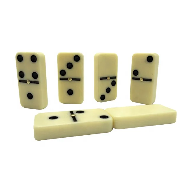 Professionele dubbele 6 Jumbo Domino Set 28 stuks Toernooiformaat Domino Acrlico Blokken Kid Bordspellen