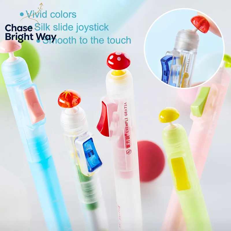 Relax Switch Pen For Exam Prep - Fidget Clicker Gel Pen 0.5mm Smooth Writing, Anti-Anxiety Study Tool For School Students Office view 3