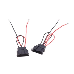 2Pcs Car Speaker Wire Harness Adaptor Replace Vehicle Connection Plug Cable Connector for Golf for Seat for VW Passat
