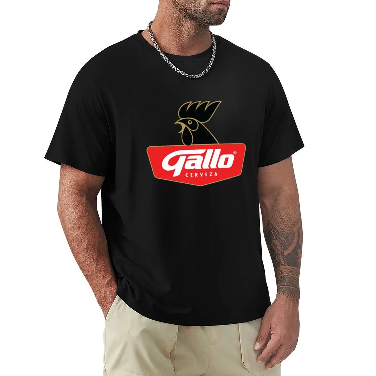 Cerveza Gallo - Guatemala Beer chapin T-Shirt Street Style Casual Tee Shirt