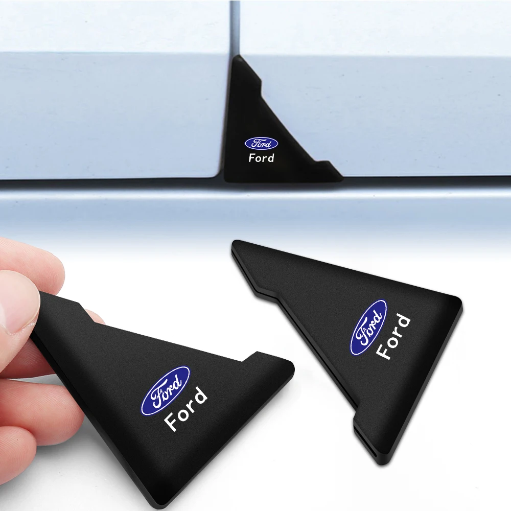 2/4Pcs Car Door Corner Cover Bumper Crash Scratch Protector Auto Care For Ford Focus Fiesta EcoSport ESCORT Mondeo Mustang Edge