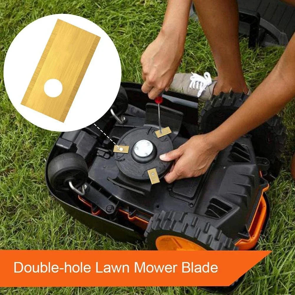 Grass Trimmer Blade Stainless Steel Robot Mower Replacement Blade Lawn Mower Cutter Blade Set Lawn Mower Blade for Worx Landroid