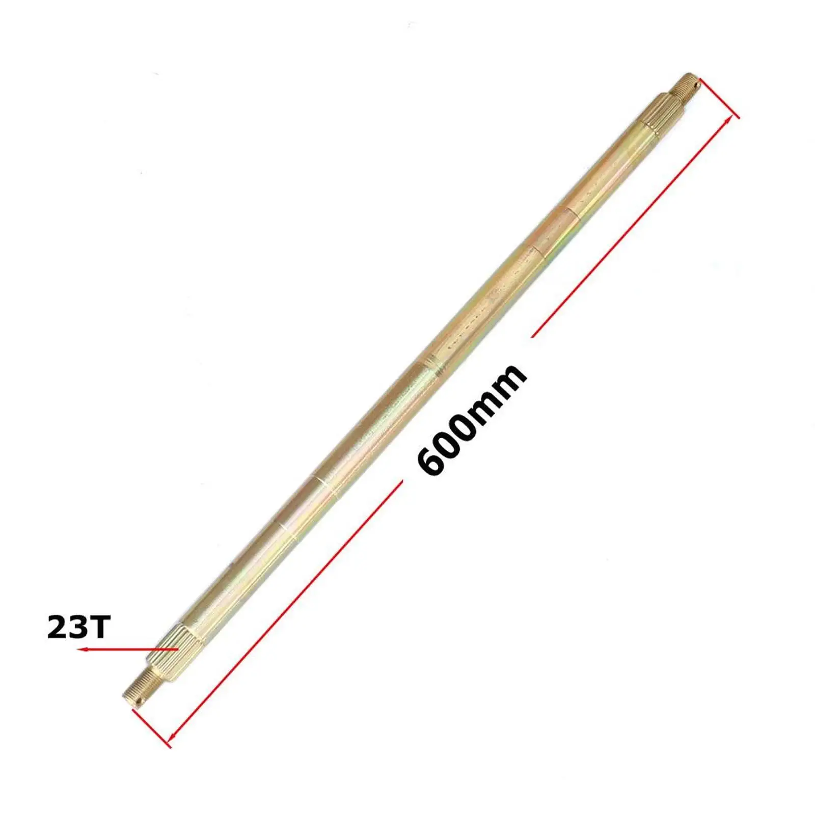 Vehicle Rear Axle Assy Quad Motorcycle Accessories Practical Sturdy 60cm Live Axle Replacement for UTV Buggy