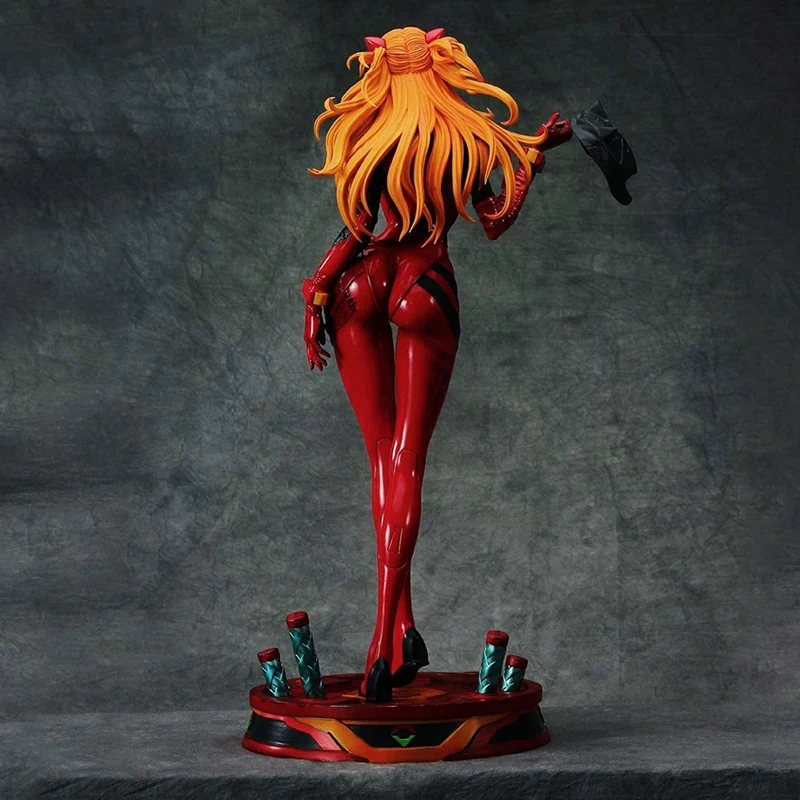 Pack De 2 Figuras De Acción Ayanami Rei Y Asuka Langley Soryu De Evangelion, Estatua De PVC De 18 Cm Para Coleccionar, Decoración De Escritorio Y Regalo Perfecto Para Fans Del Anime