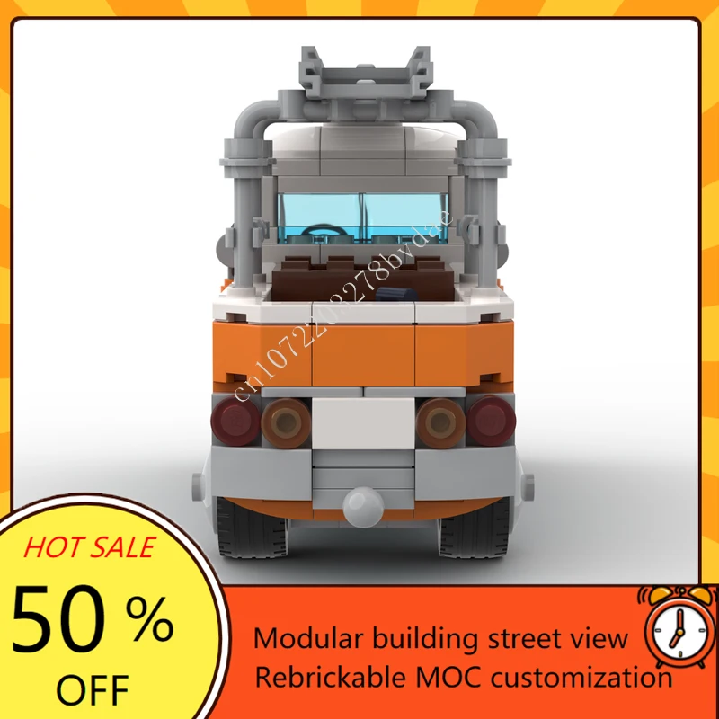 ชุดตัวต่อ MOC City Transportation VW T1 – รุ่นก่อสร้าง จำนวน 292 ชิ้น ของเล่นตัวต่อแบบประกอบเอง เสริมสร้างความคิดสร้างสรรค์ ของขวัญ