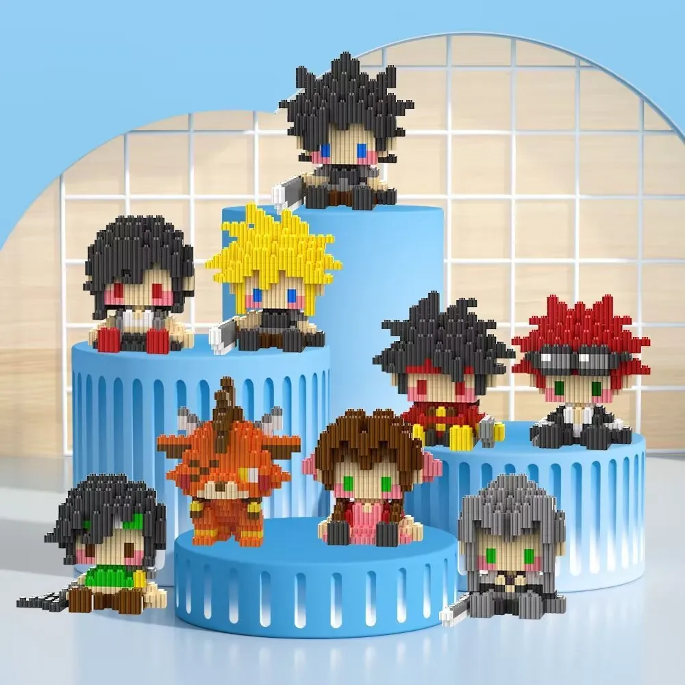 JX TOY-décennie s de construction miniatures, figurines de dessin animé, jouets d'épissure, statue de Sephiroth, Tanza, poupées de bureau ahiith