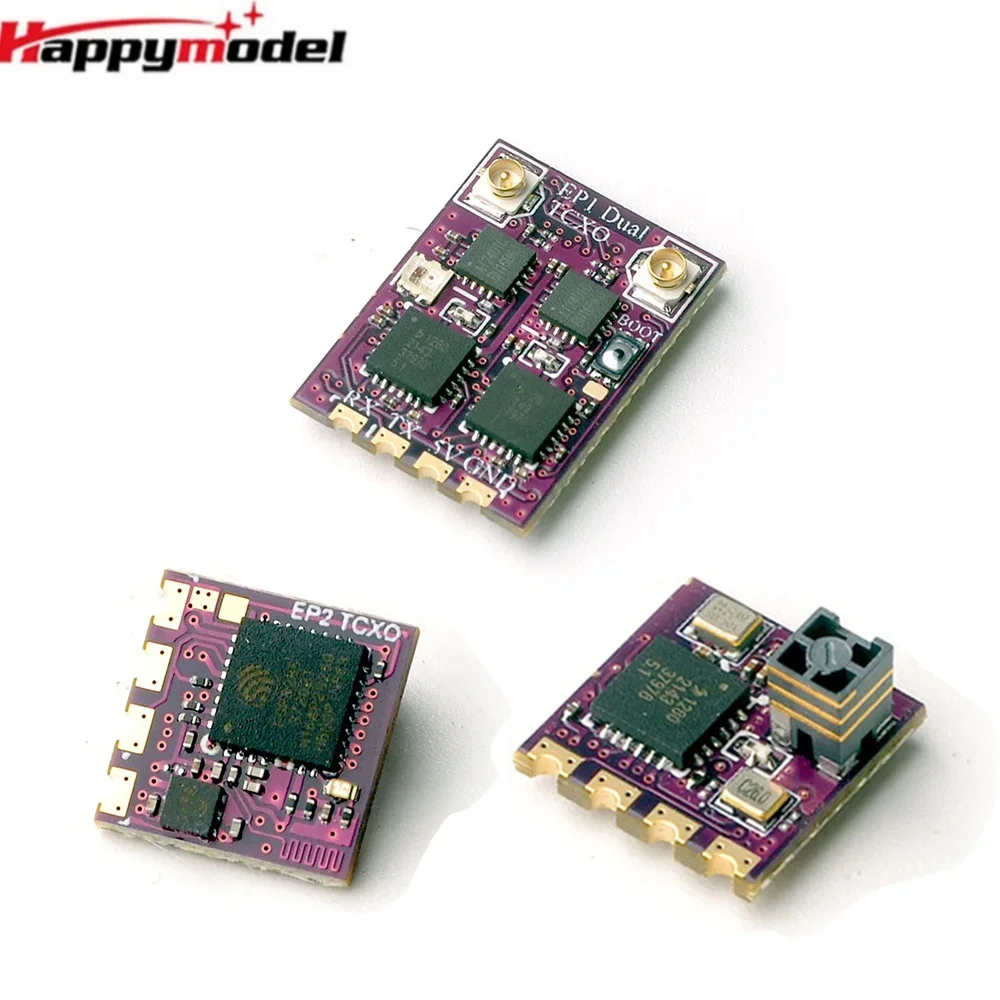 HappyModel 2.4G ELRS EP1 EP2 EP1DUAL TCXO Receiver Tiny ExpressLRS For Long Rang FPV Racing Drone