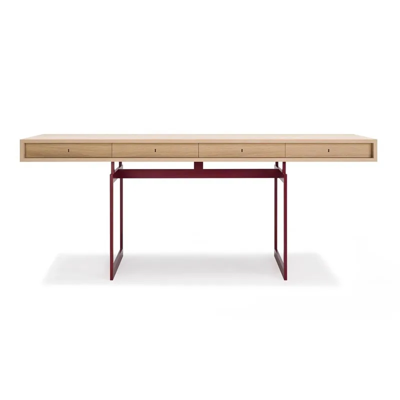 

Medieval retro style desk designer household Italian light luxury desk minimalist