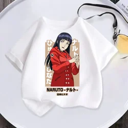 Anime Naruto dziecięca koszulka Kawaii t-shirt Uzumaki cartoon dziecięca odzież codzienna t-shirt dziewczyna chłopiec modny top Q