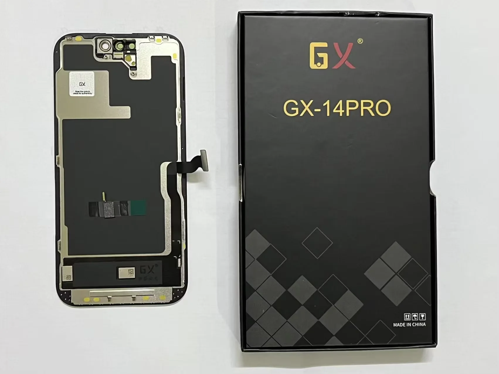 GX OLED For iPhone X XS XSMax 11 12 13 14 15 16Pro Max Display True Tone With 3D Touch Screen For iPhone Replacement With Tools image 3