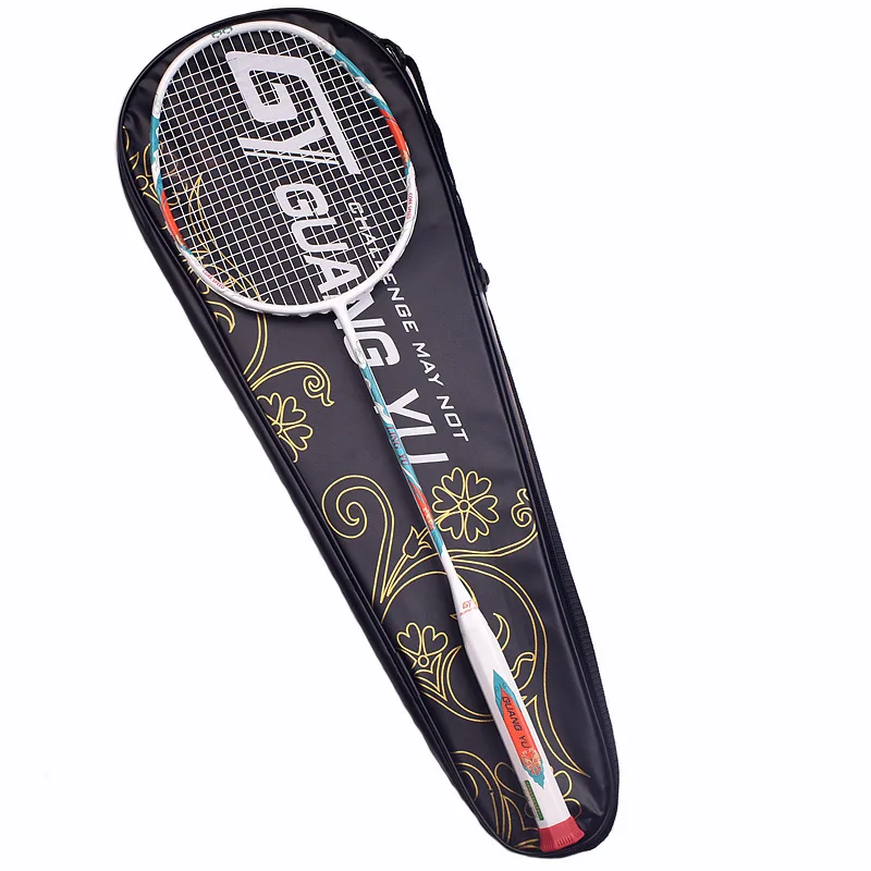 Yaks Brand Balanced Blade 8U Ultra Light Badminton Racket Single Shot Full Carbon 62g Attack and Defense Racket