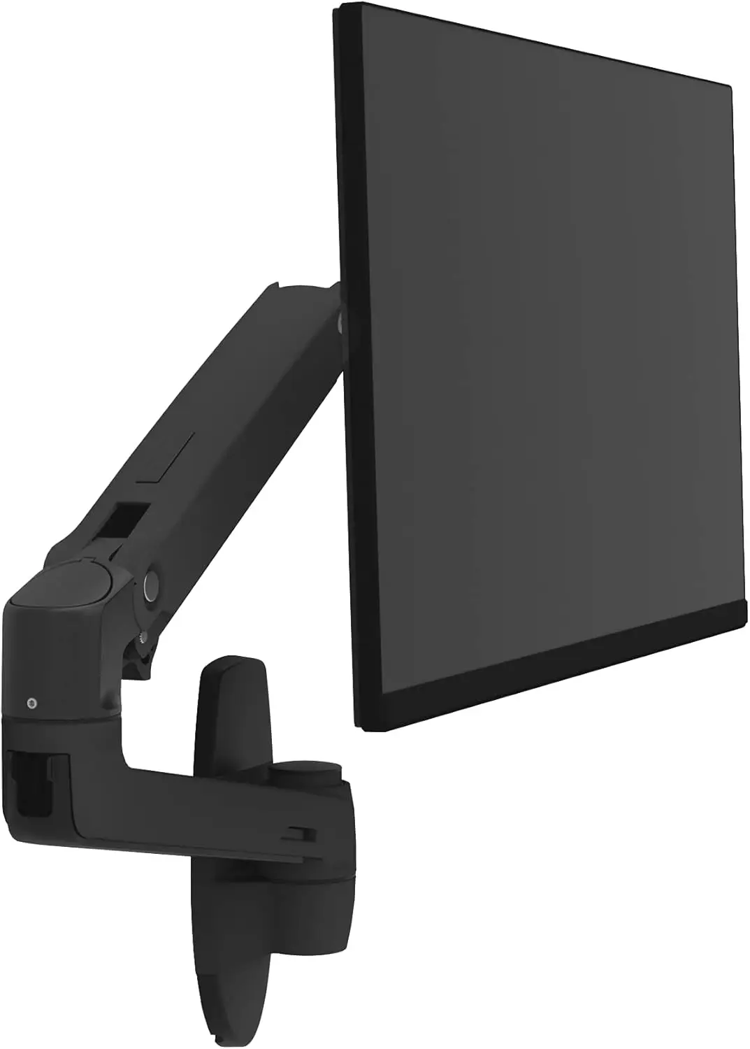 LX Single Monitor Arm, VESA Wall Mount – for Monitors Up to 34 Inches, 7 to 25 lbs – Matte Black