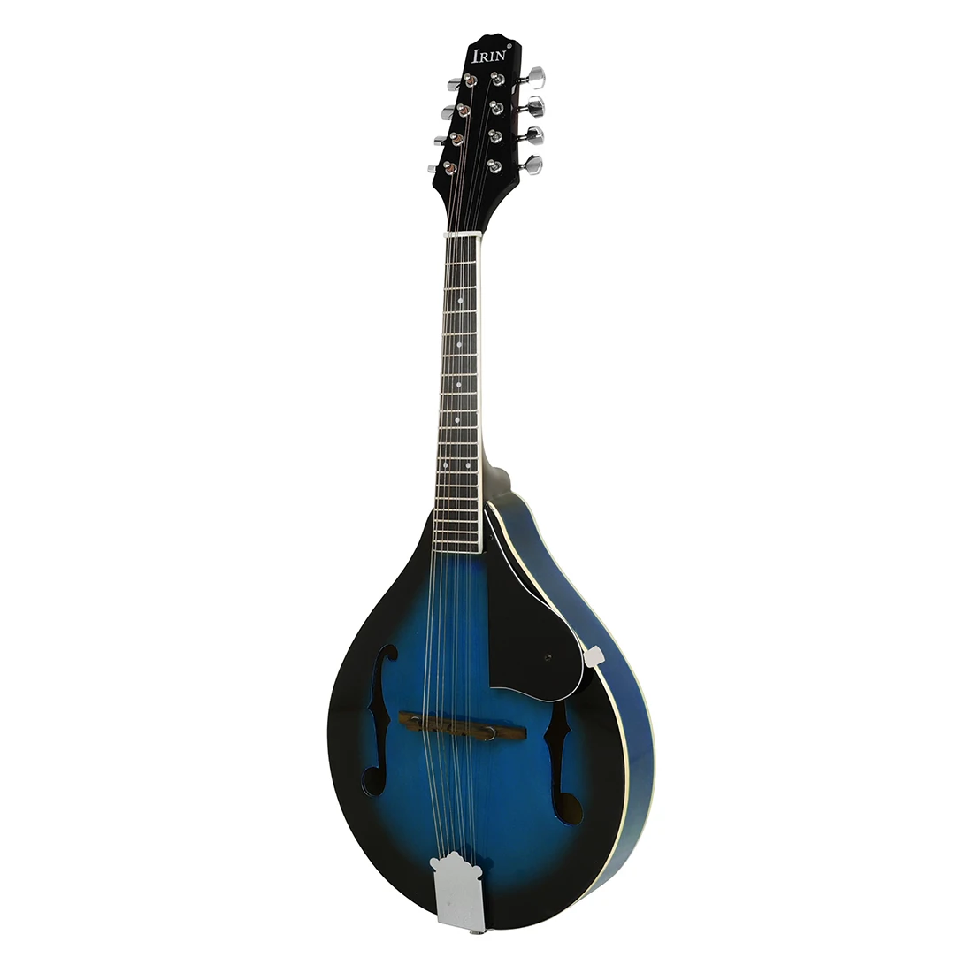 IRIN Blue Black Bordered Mandolin Set 8 Strings A Style Mandolin with Case Strings for Beginners Practice Instruments Guitar