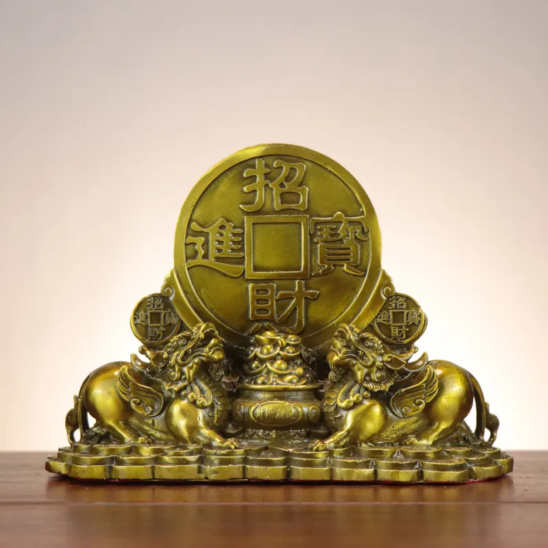 array, treasure basin, home decor, handicrafts, decorative pieces, Pixiu for attracting wealth