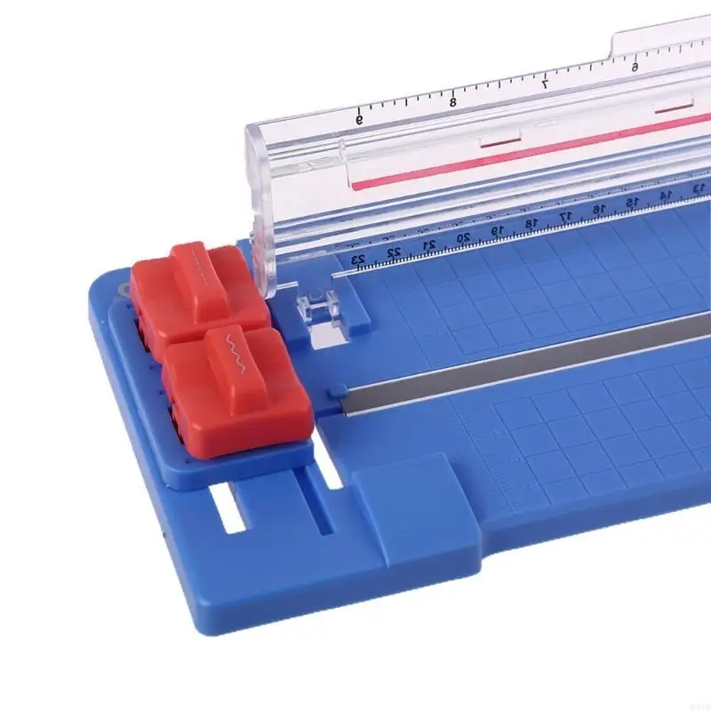 M5TB 4 in 1 Paper Trimmer with Skip Straight Fold Line Cutter for Head Side Ruler 9" Cutting Length Paper Cutting