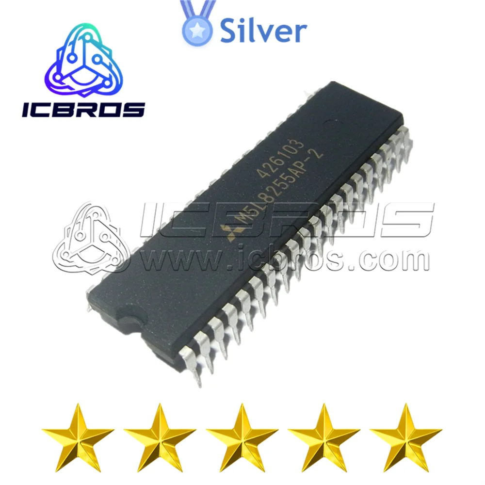 M5L8255AP-2 DIP40 M5L8255AP-5 Electronic Components M5L8279P-5 New Original M5M80C85AP-2 M5M81C55P-2 M5M82C55AP-2 M80C85AH