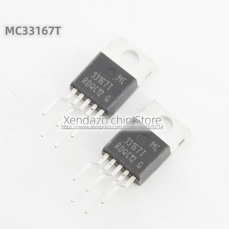 5pcs/lot MC33167T 33167T TO220-5 package Original genuine Switching regulator chip