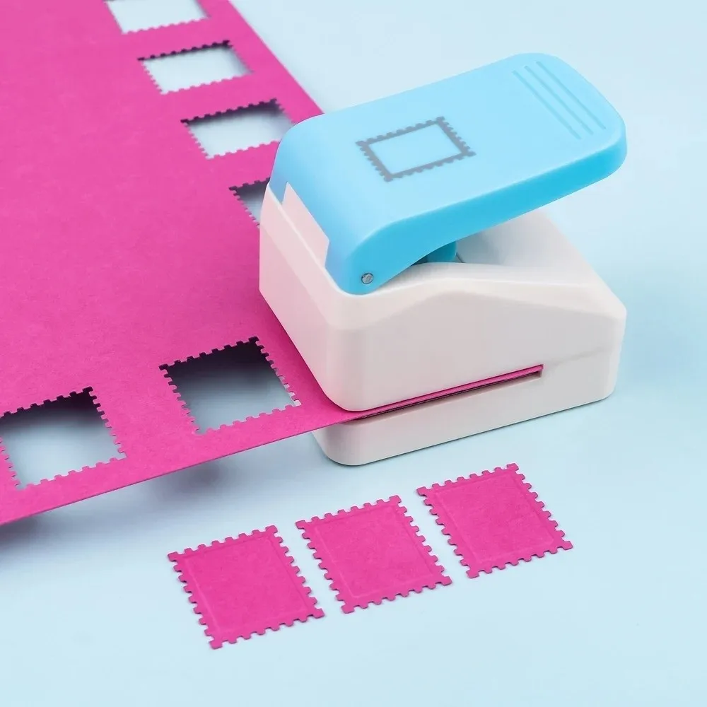 Labor Saving Stamp Border Punch DIY 2.87x2.39cm Embossing Machine Cutting Craft Creative Toothed Puncher Embosser Journal Making