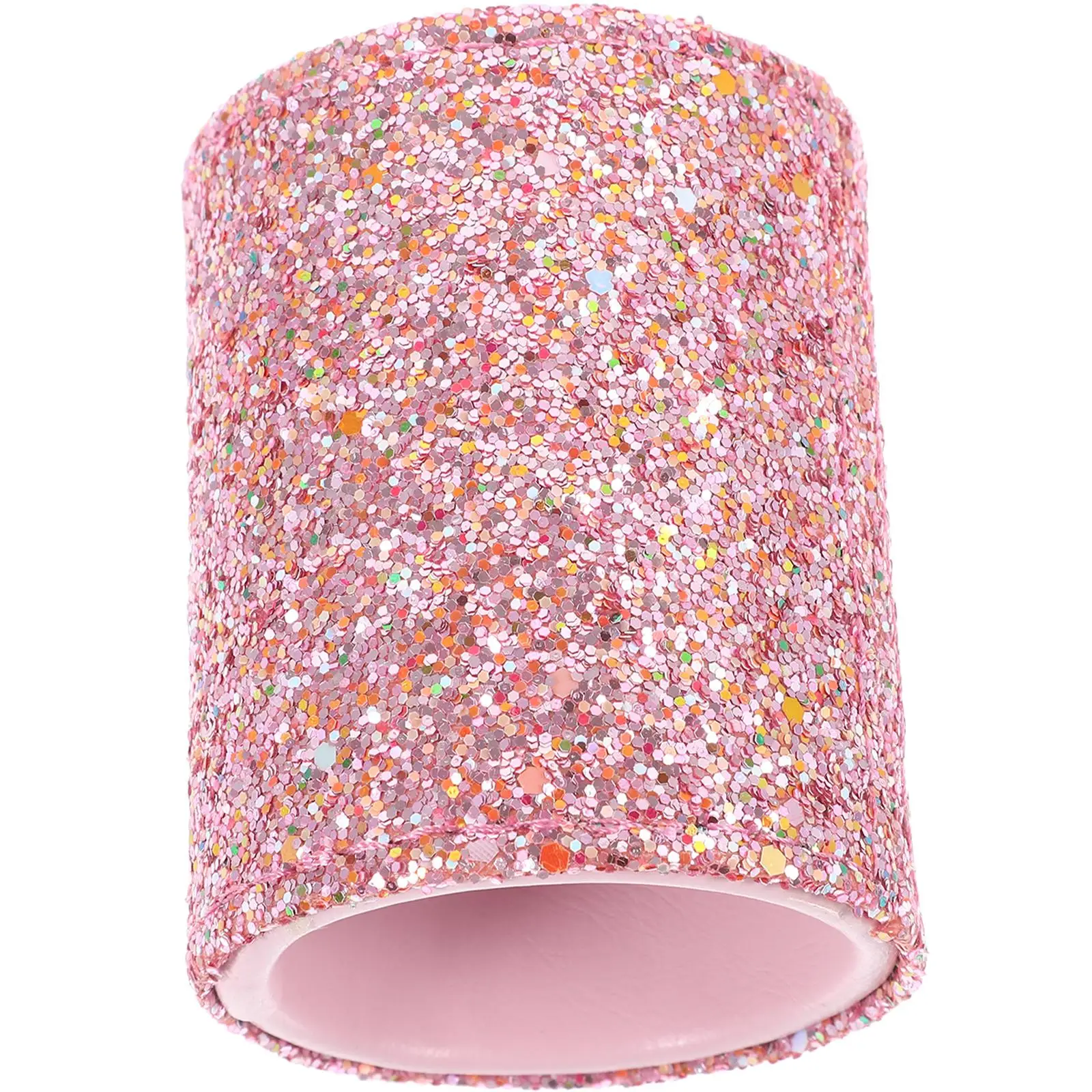 

Makeup Brush Storage Bucket Portable Holder Small Toiletry Bag Organizer Glitter Case Rack