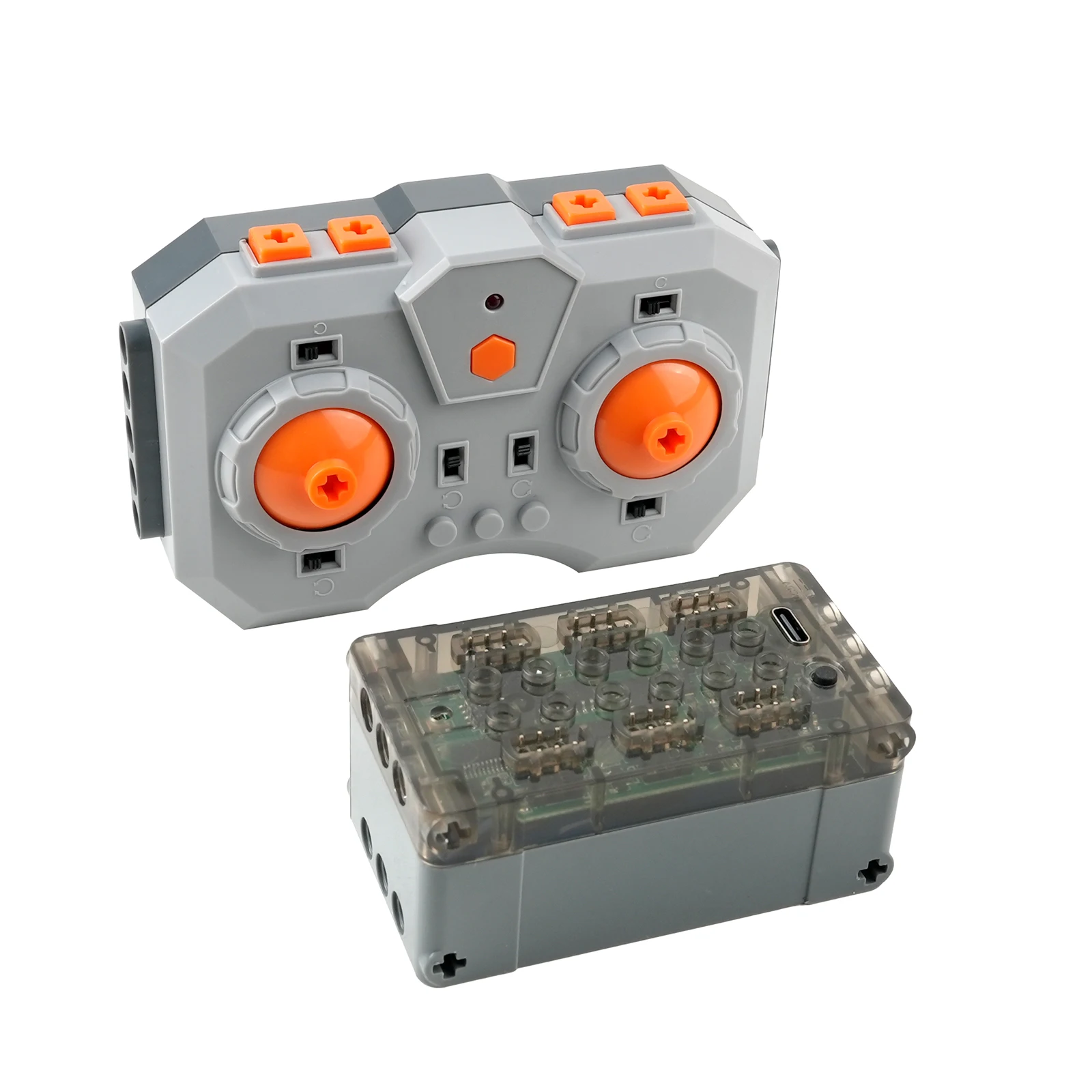 

12-канальный пульт дистанционного управления, комплект перезаряжаемой литиевой батареи, управление через приложение, регулируемая скорость, модуль питания, строительные блоки MOC