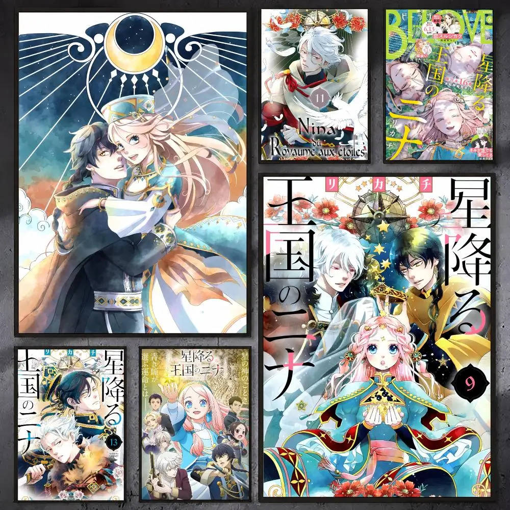 Anime Nina the Starry Bride Poster HD Quality Wall Art Retro Posters For Home Room Wall Decor Kawaii Room Decor