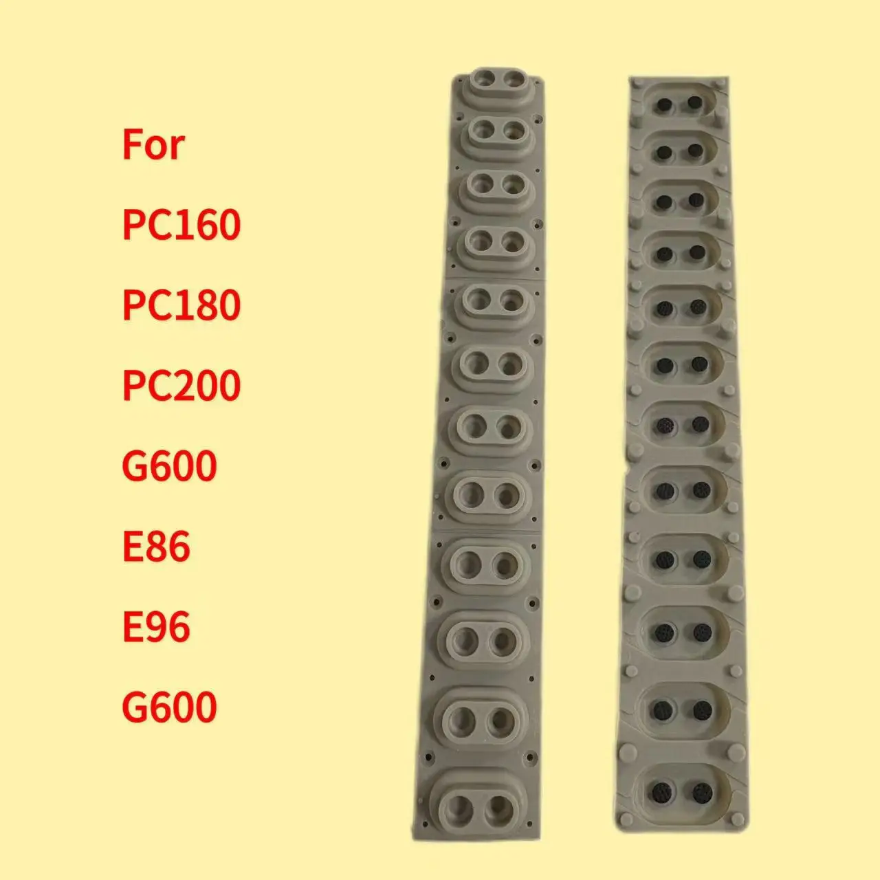 Apply To Roland PC160 / PC180 / PC200 / G600 / E86 / E96 / G600 Rubber Strip (12keys)