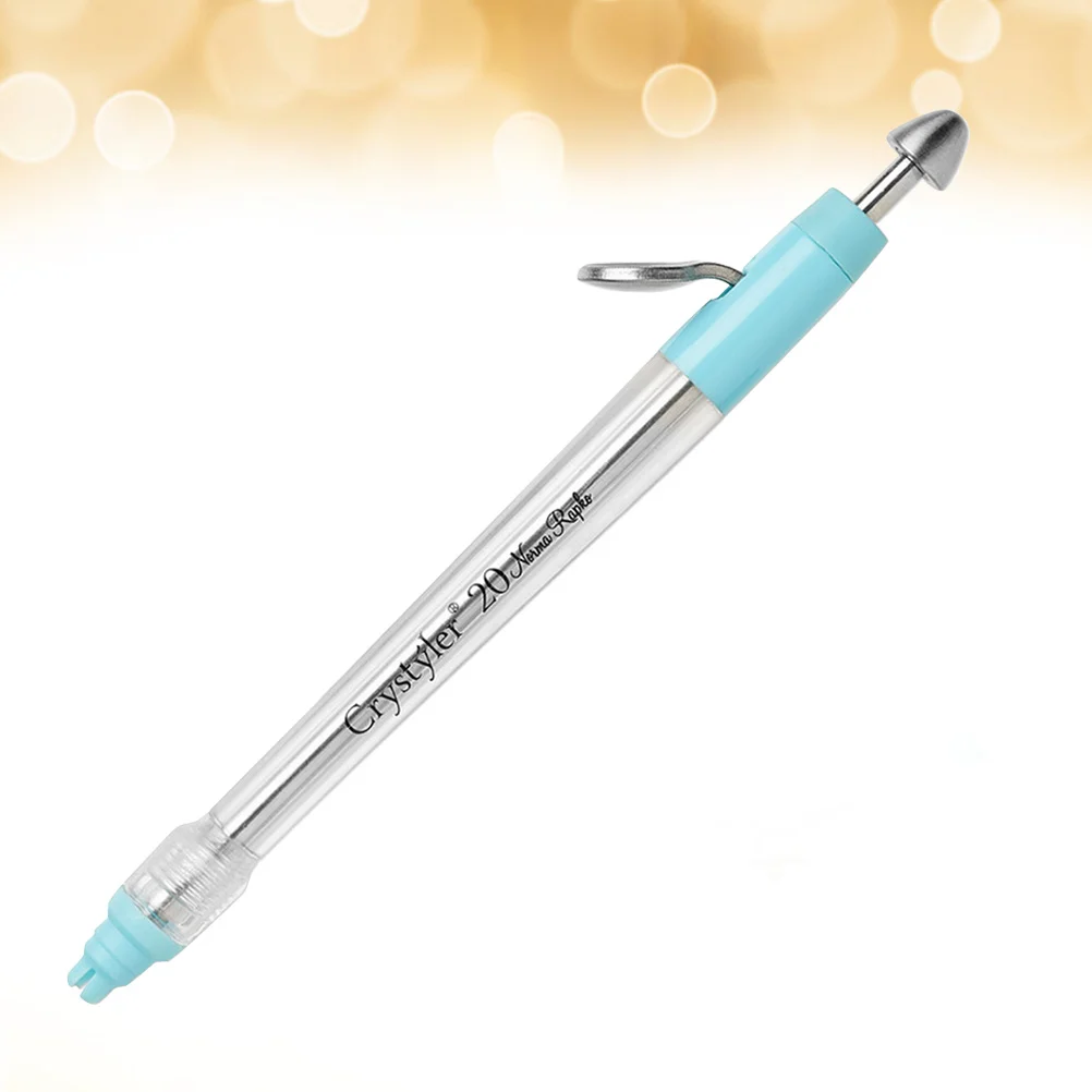 

1PC DIY beads painting Pen Multifunction Modeling Rhinestone Beads Picture Picker Tool (Blue) beads painting tool