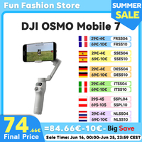 DJI Osmo mobile 7 Smartphone Gimbal Stabilizer Native Tracking With Integrated Audio & Lighting Capabilities Original New