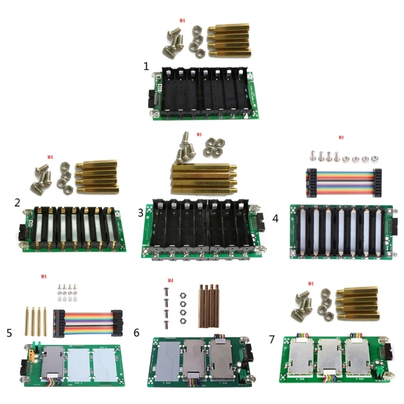 

7S Power Wall 29,4 В 18650 Держатель батареи Батарейный блок 7S Балансир PCM PCB