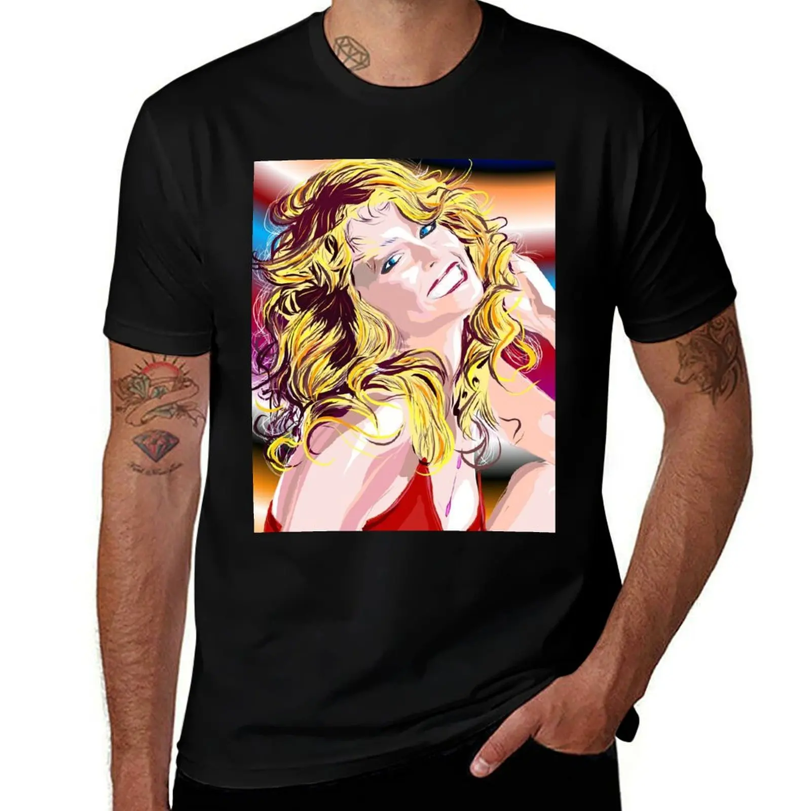 

Farrah Fawcett T-Shirt g man t shirts for men t shirt for man 100 percent cotton man graphic t shirt T-shirt