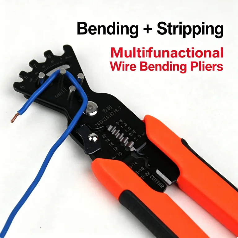 Wire Stripping Crimper Multifunctional Measuring Stripper Bending Pliers 5 In 1 Multifunctional Wire Stripping Pliers
