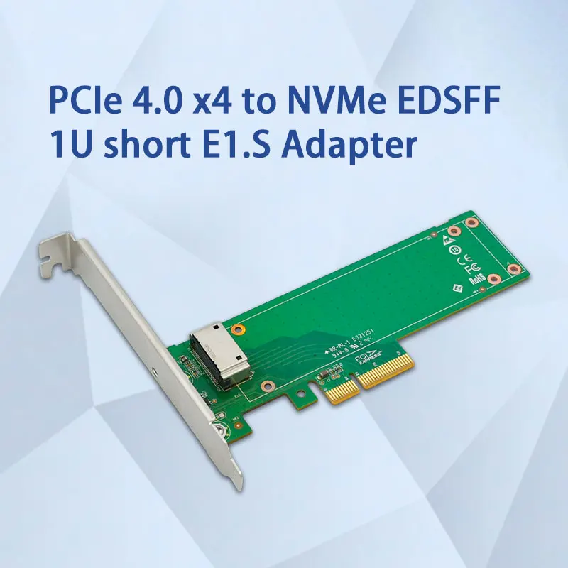 GenZ SSD 카드, PCIe4.0 x4-단일 포트, EDSFF E1.S NVMe