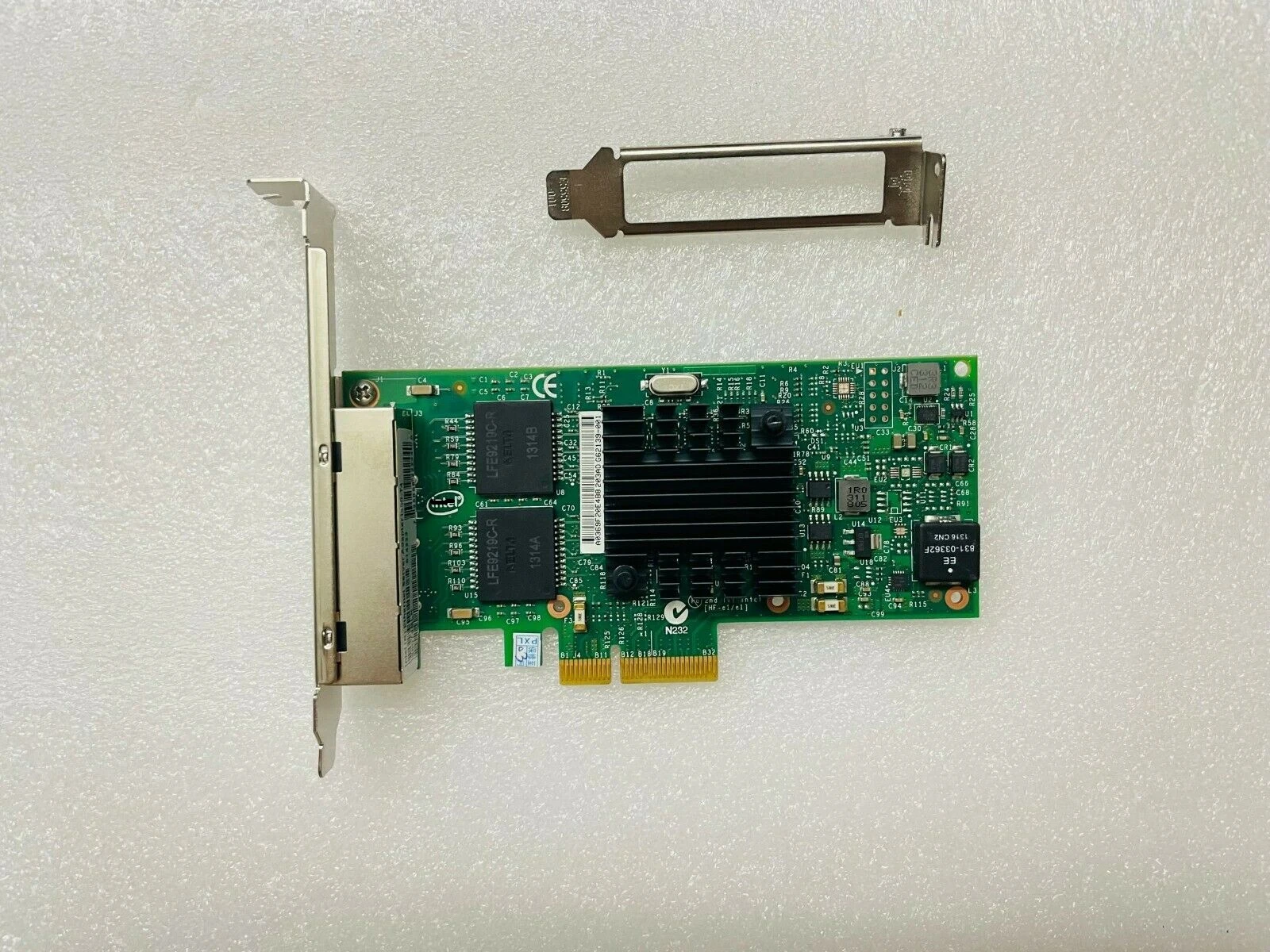 Imagem -04 - para em Tel I350-t4v2 Oem I350-t4 Pcie x4 Ethernet Adaptador Nic Rede Quad Portas Cartão