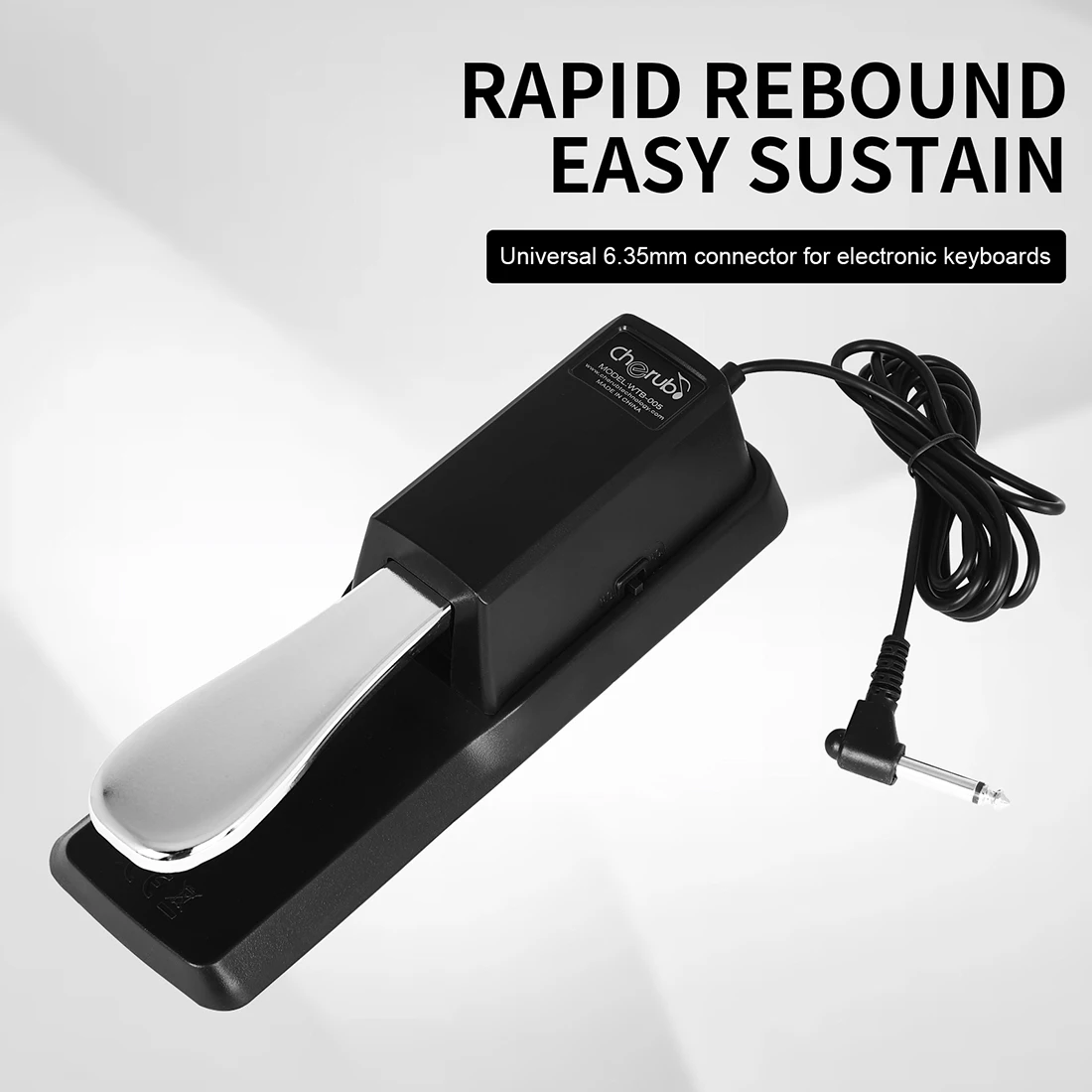 دواسة M MBAT مع مفتاح قطبي للوحة المفاتيح MIDI Synth البيانو الرقمي طبل البيانو الكهربائي ملحقات الآلات الموسيقية #3