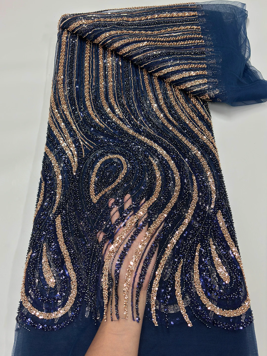 Navy Blue French Me…