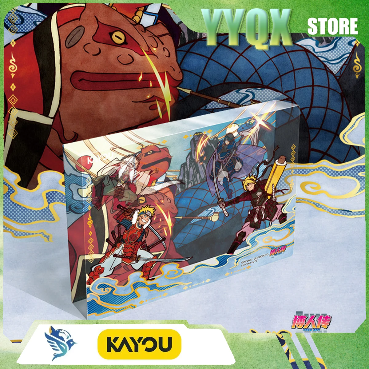 KAYOU 2026 Nuevo ‌ NARUTO Naruto Uzumaki Sasuke Uchiha Boruto Uzumaki Colección de Tarjetas de Ladrillos, Tarjetas Coleccionables, Juguete de Colección, Regalo Sorpresa